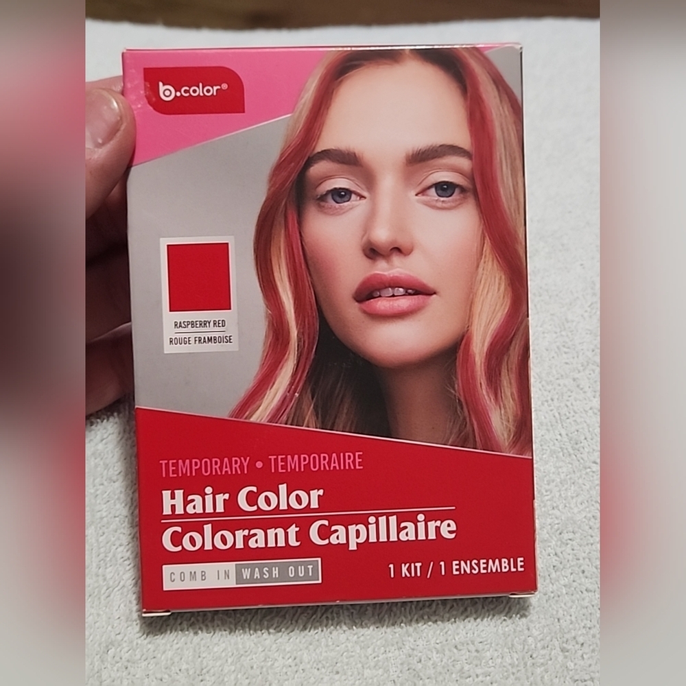 Raspberry Red Temporary Hair Dye